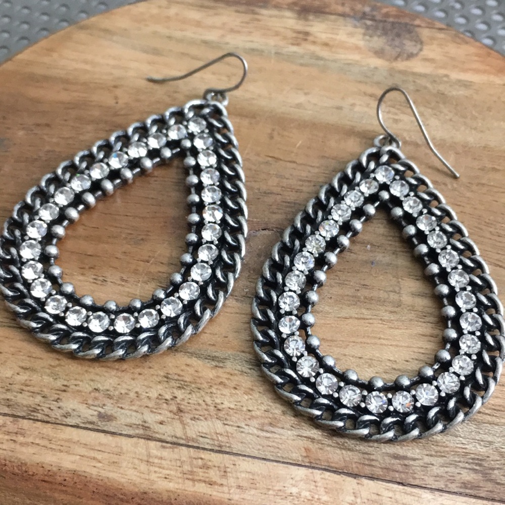 Vtg Statement Dangle Earrings - image 2